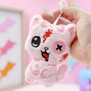 Creepy Cute Gurokawa Chibi Kitty - avaimenperä/reppukoriste - Kawaii Hair Candy