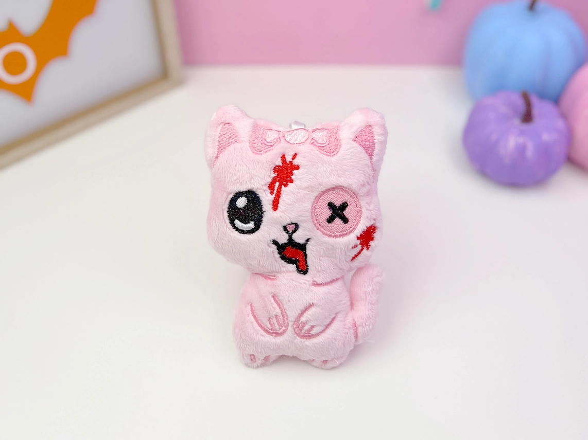 Creepy Cute Gurokawa Chibi Kitty - avaimenperä/reppukoriste - Kawaii Hair Candy - Image 2